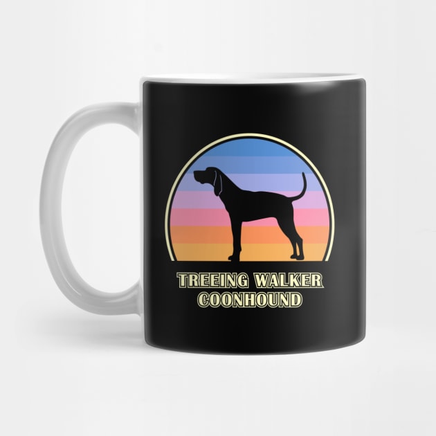 Treeing Walker Coonhound Vintage Sunset Dog by millersye